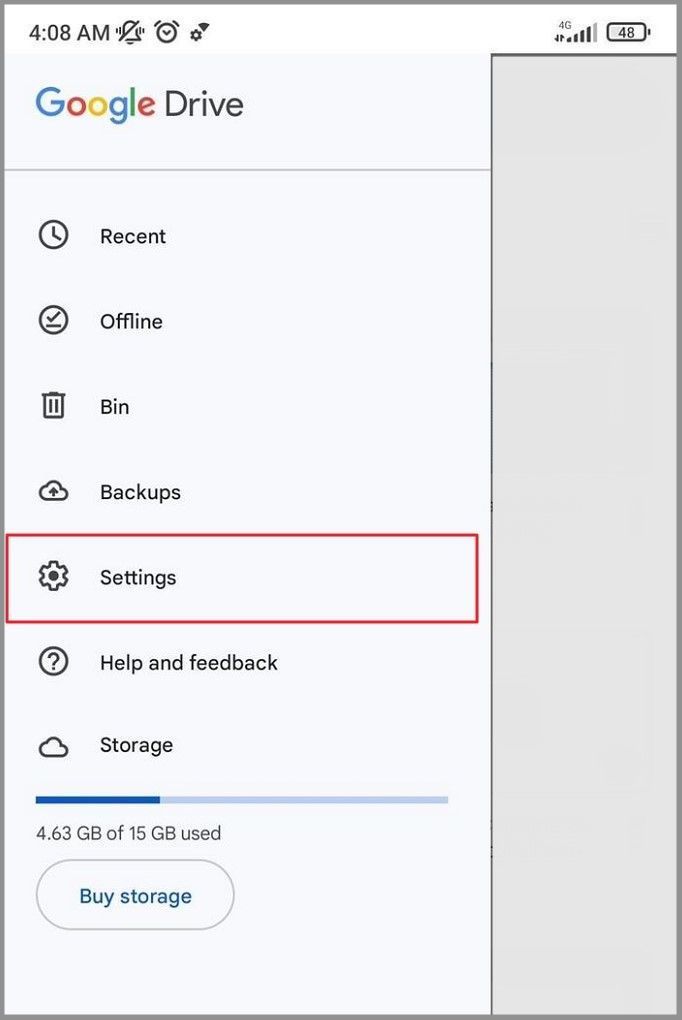 access drive settings