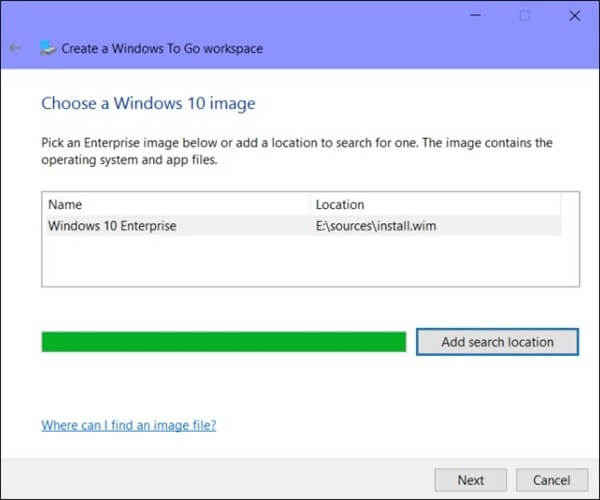 create windows to go step 2