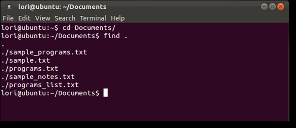 find a file in Linux with find command