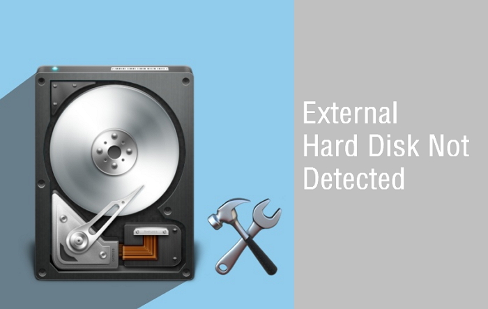 external hard disk not detected