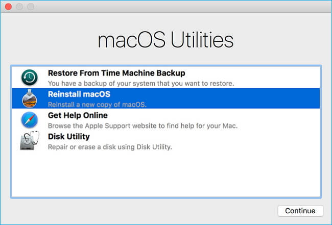 install macOS
