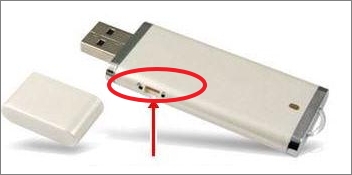 the disk is write protected - check the USB switch