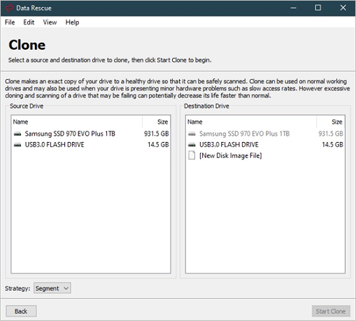 Clone your hard drive with data rescue 6
