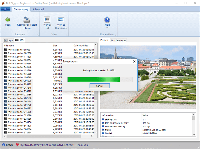 diskdigger video recovery software