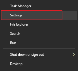 enter Windows settings