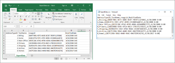 export data from SQL Server to Excel - 10
