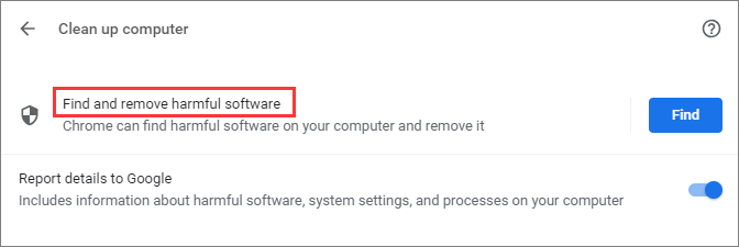 find remove harnful software
