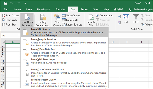 export SQL data to Excel - 1