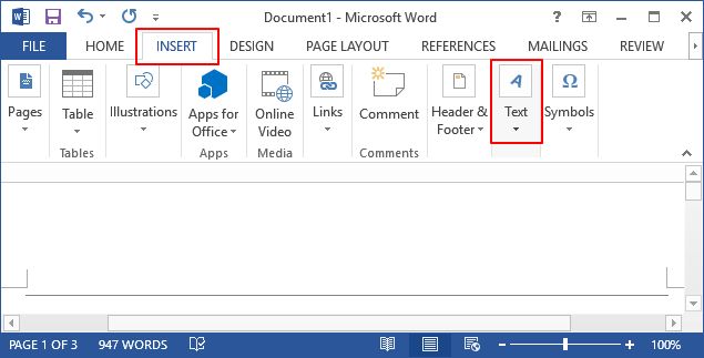 Insert not working Word document in new file