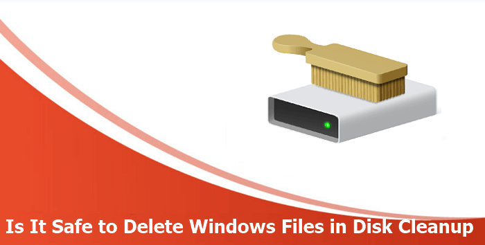 is it safe to delete files in Disk clean up?