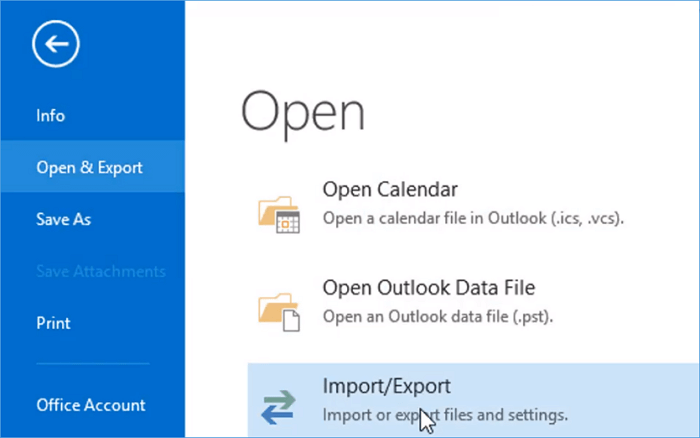 import pst files into Outlook