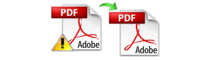 how to repair corrupted or damaged PDF files