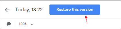 recover unsaved google docs document step 3