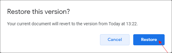 recover unsaved google docs document step 4