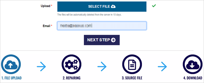 repair file with online tool