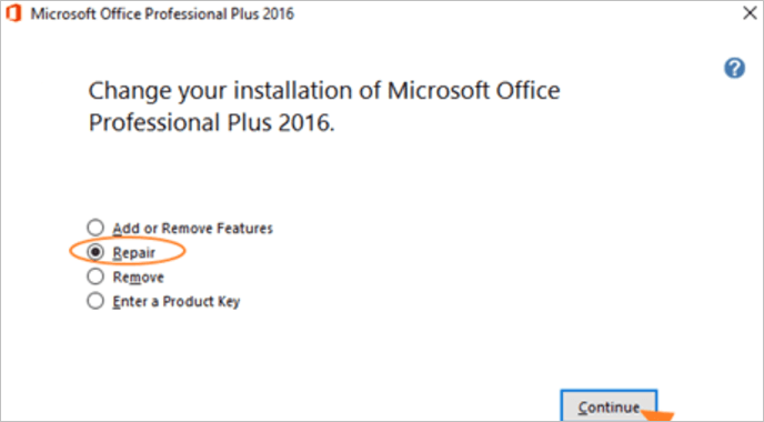 repair Microsoft Office - 4