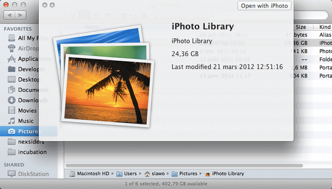 Recover lost photos from Time Machine after deleting iPhoto Library on Mac.