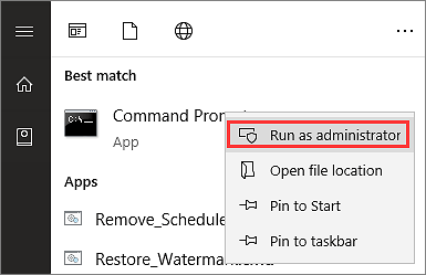 click run as administrator
