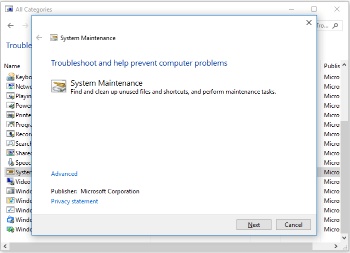 Fix File Explorer won't open in Windows 10 - Run troubleshooter