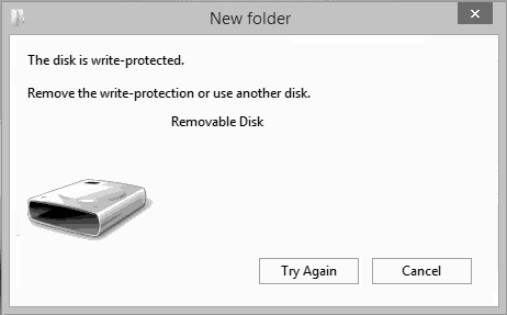 how to remove write protection from USB