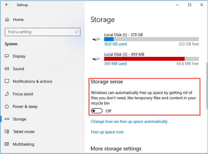 prevent Windows 10 from deleting files