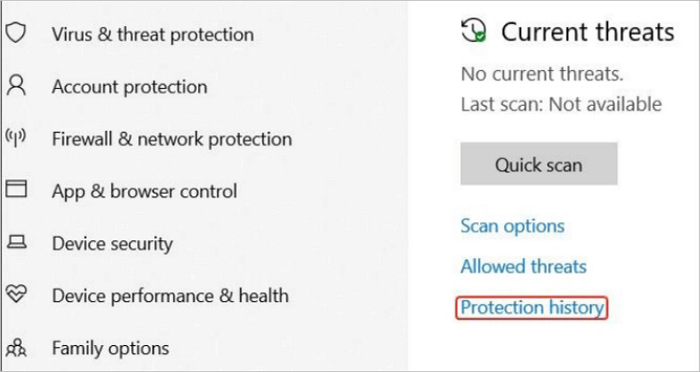 how to restore a file from Windows security